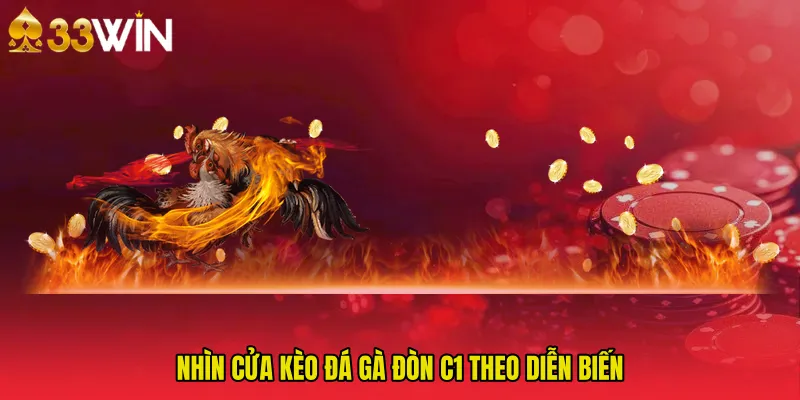 Nhìn cửa kèo Đá gà đòn C1 theo diễn biến
